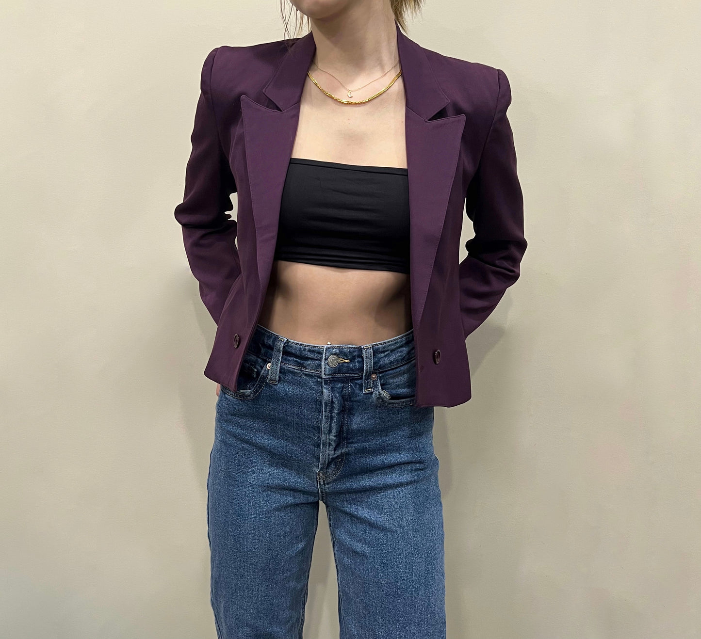 Vintage Dior Cropped Blazer